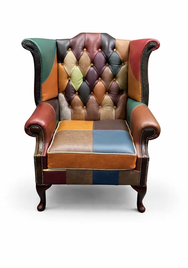 Bespoke SLW Chesterfields patchwork chair inspiration PW-C12