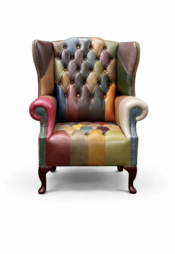 Bespoke SLW Chesterfields patchwork chair inspiration PW-C15