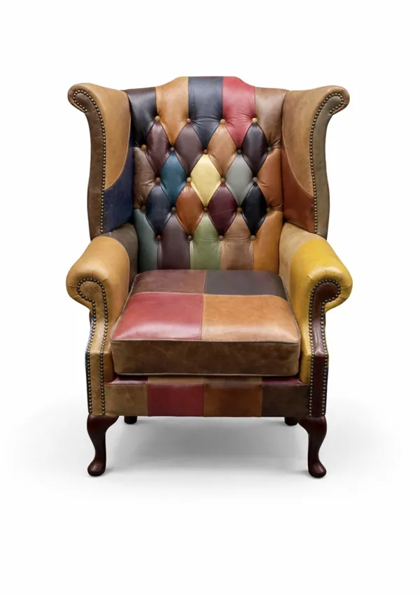 Bespoke SLW Chesterfields patchwork chair inspiration PW-C08