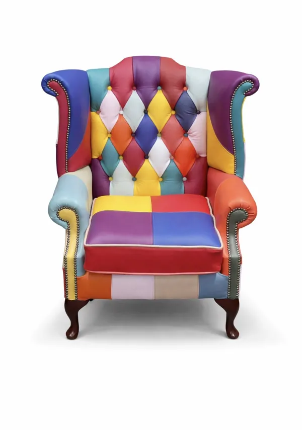 Bespoke SLW Chesterfields patchwork chair inspiration PW-C24