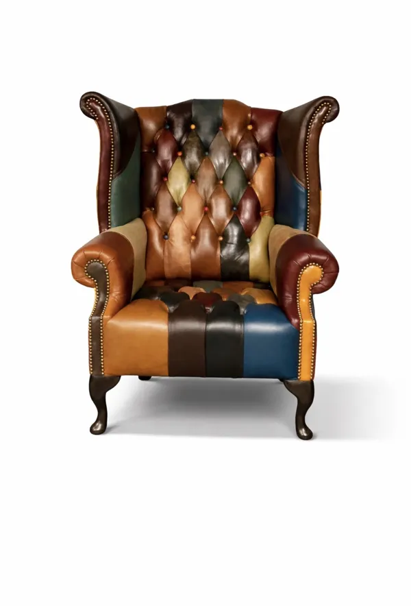 Bespoke SLW Chesterfields patchwork chair inspiration PW-C21