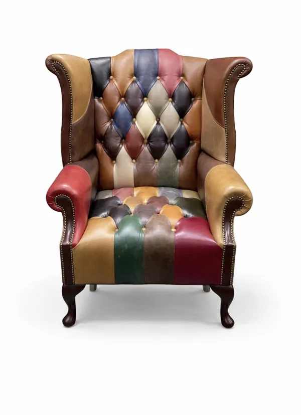 Bespoke SLW Chesterfields patchwork chair inspiration PW-C09