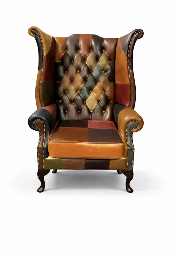 Bespoke SLW Chesterfields patchwork chair inspiration PW-C18