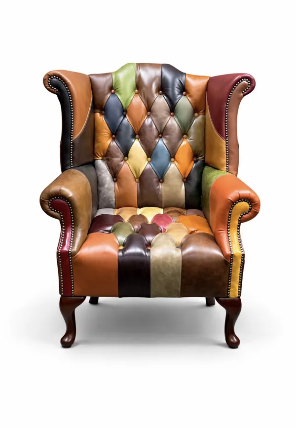 Bespoke SLW Chesterfields patchwork chair inspiration PW-C11