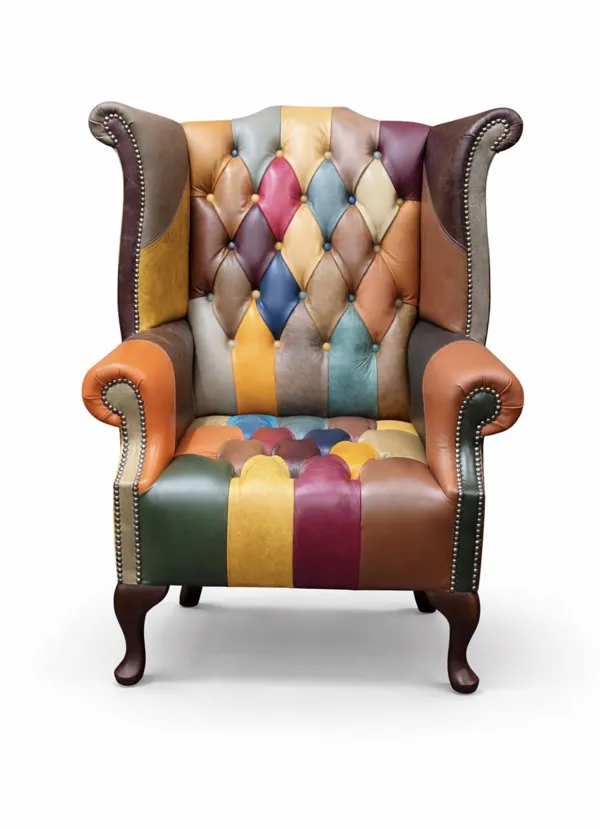 Bespoke SLW Chesterfields patchwork chair inspiration PW-C07