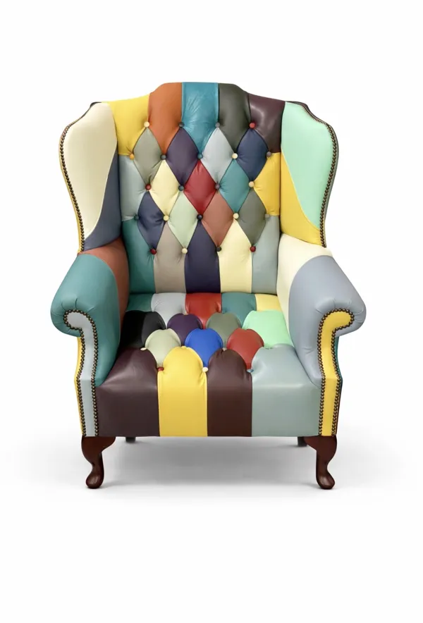 Bespoke SLW Chesterfields patchwork chair inspiration PW-C17