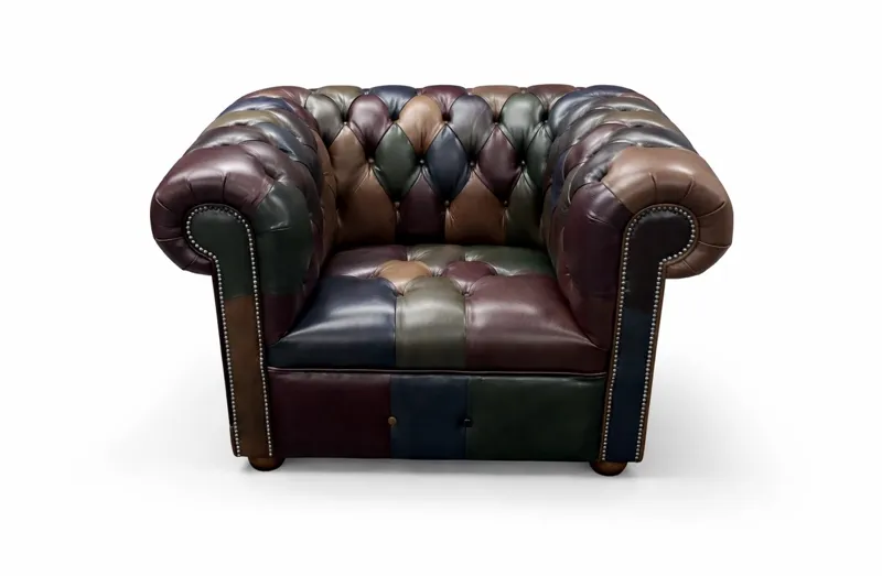 Bespoke SLW Chesterfields patchwork chair inspiration PW-C03