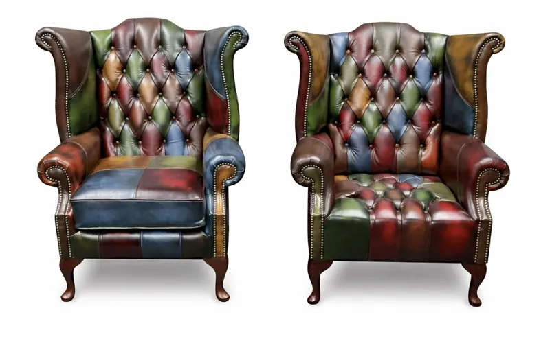 Bespoke SLW Chesterfields patchwork chair inspiration PW-C04